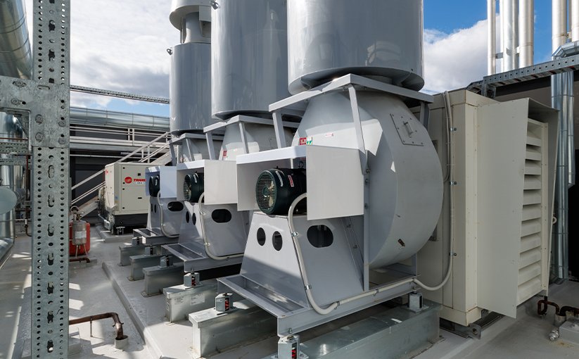 High Plume Manifold Fans