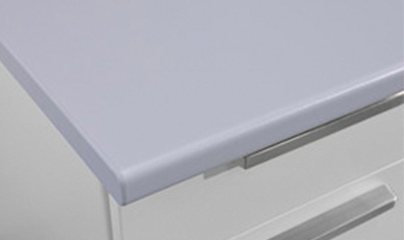 Melamine resin facing for lab benches