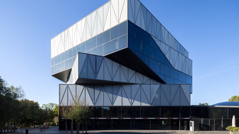 Exterior view of the new building