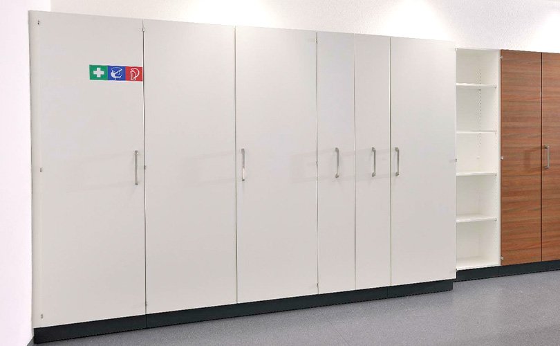 Tall lab cabinets