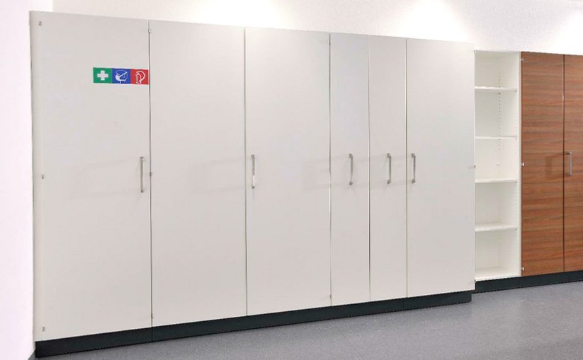 Tall lab cabinets