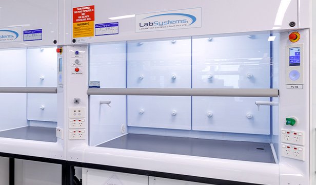 Two LabSystems labatory fume cupboards