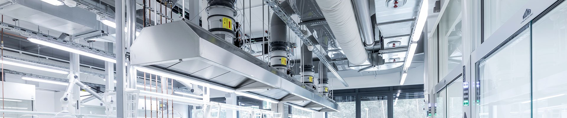 Room air control solutions in a laboratory