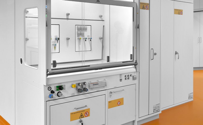 Multi-part security cabinet from Waldner