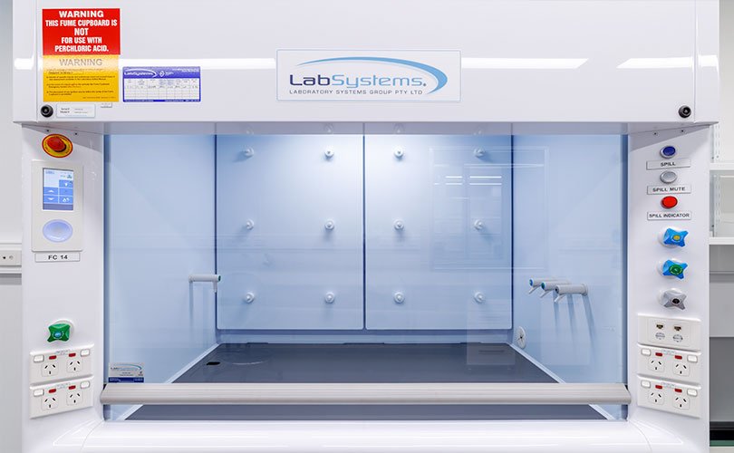 Two LabSystems Smoothflow fume cupboards