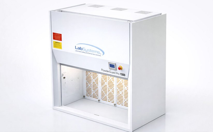 PowderGuard™ Laboratory fume cupboard for safe handling of powders and particulates