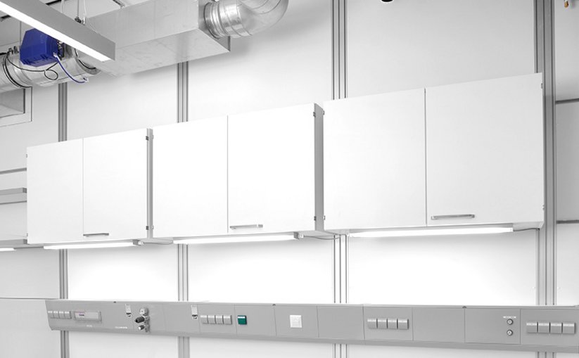 Wall lab storage units