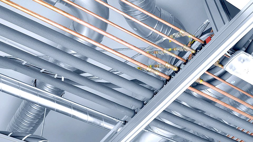 Electrical and plumbing installation