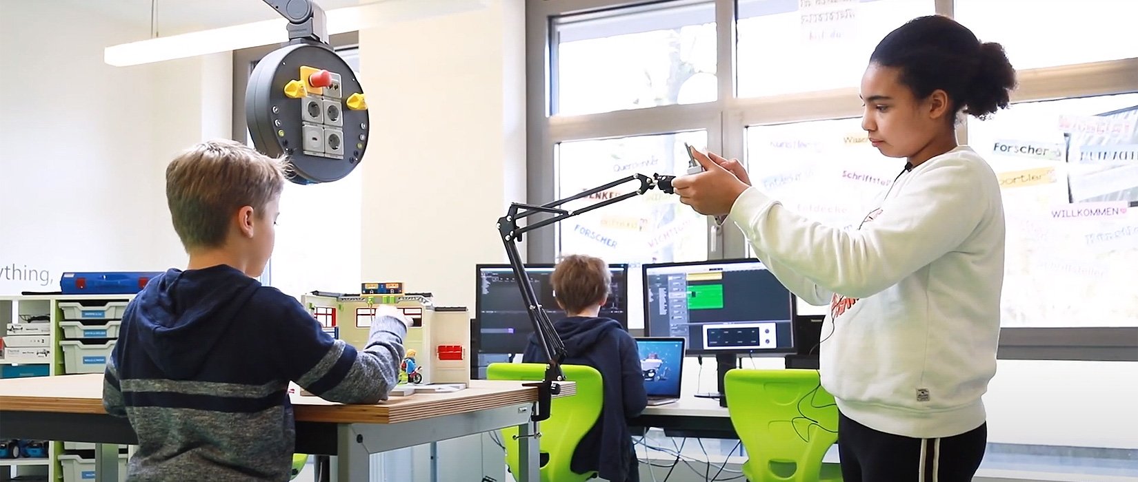 Video about the makerspace at the Ernst Reuter School