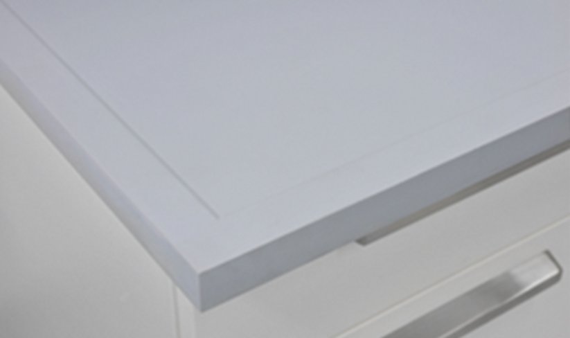 Epoxy surface of lab bench worktop
