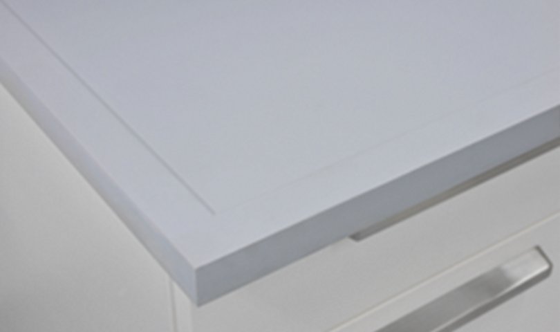 Epoxy surface of lab bench worktop