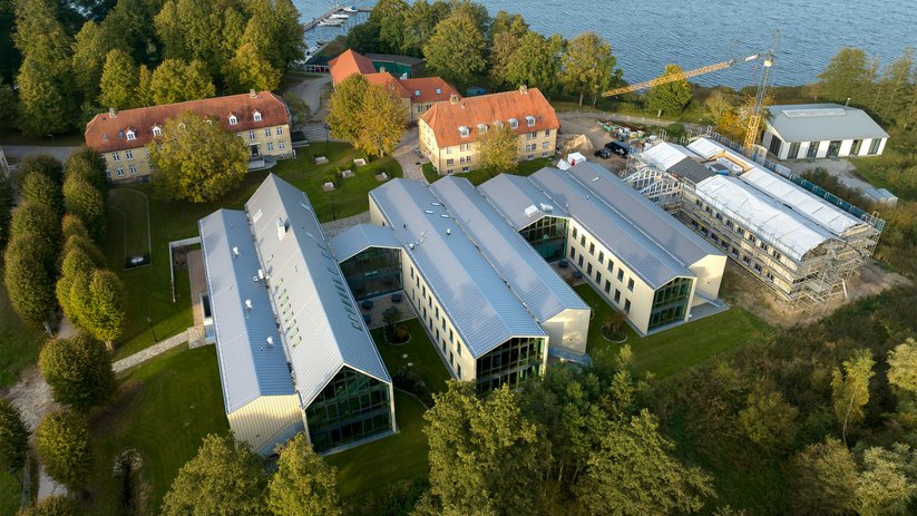 Bird's eye view of the Louisenlund Foundation