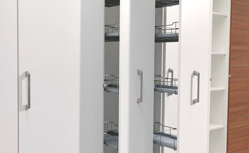 Pull-out laboratory cabinets