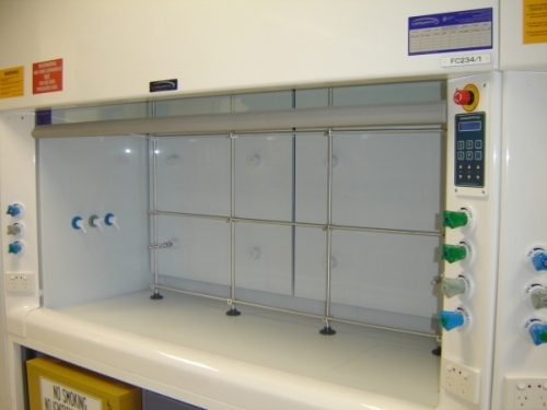 Lab Fume Cupboard Scaffolding